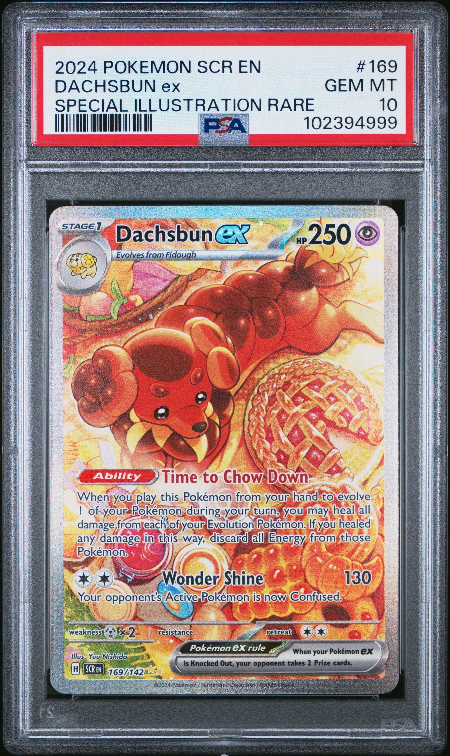 PSA 10 - Dachsbun ex 169/142