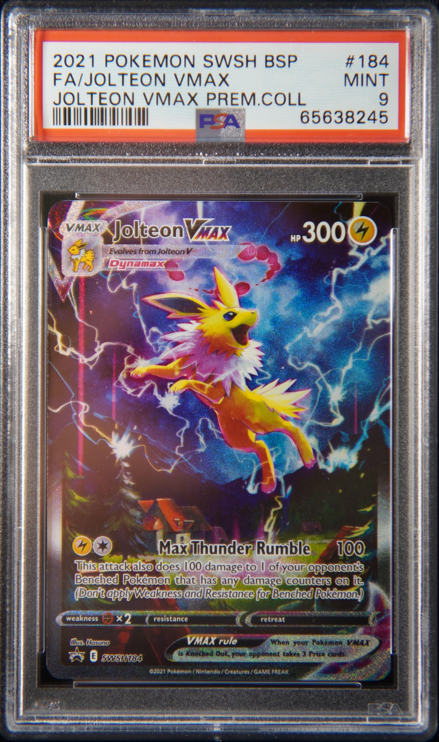 PSA 9 - Jolteon VMAX SWSH184 Promo