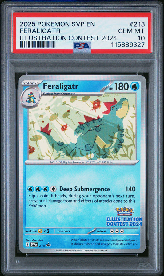 PSA 10 - Feraligatr 213