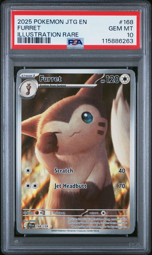 PSA 10 - Furret 168/159