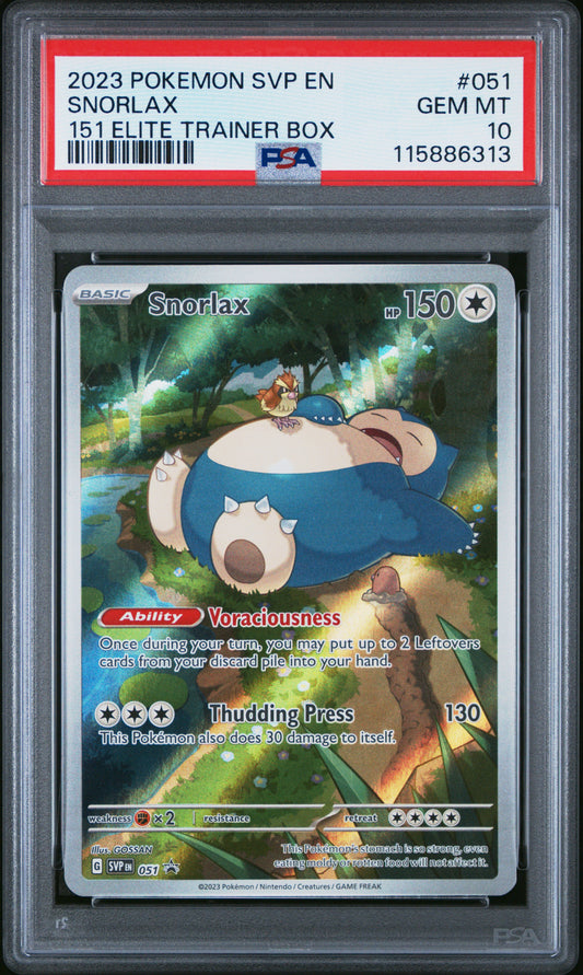 PSA 10 - Snorlax 051