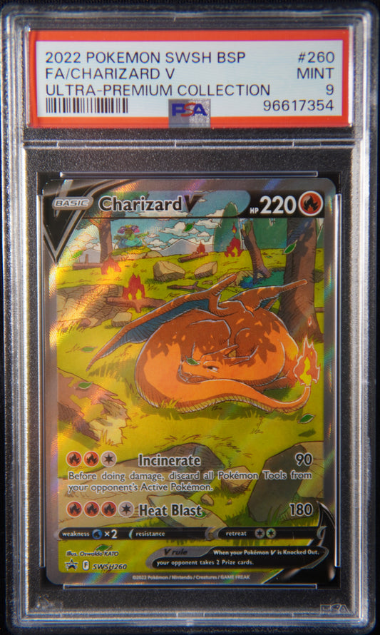 PSA 9 - Charizard V SWSH260 Promo
